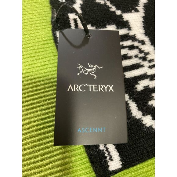 New Arcteryx Bird Head Black Toque Beanie Hat Knit Winter Hat Acrylic One Size - Picture 5 of 8